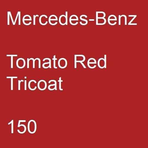 Mercedes-Benz, Tomato Red Tricoat, 150.